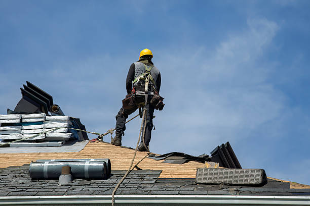 Professional Roofing technician working in Marietta, OK